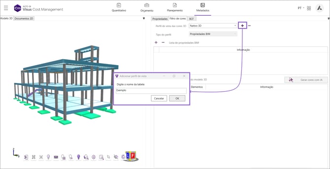 Criando o perfil de cores