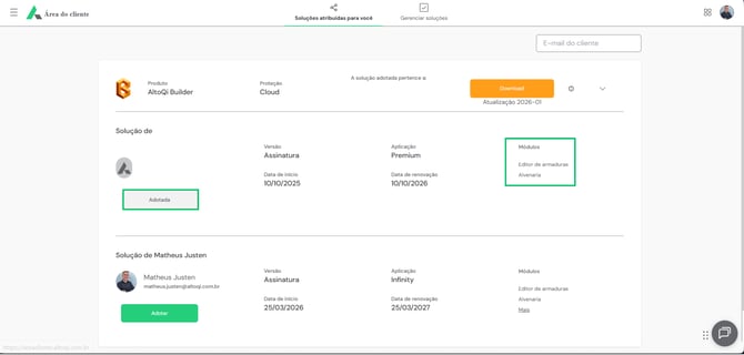 Licença adotada equivocada