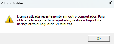 Licença ativada recentemente